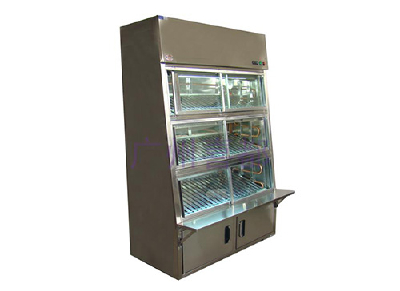 Stainless steel 3 layer oblique front door freezerXID-QYX