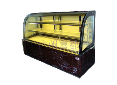 Exquisite type Deluxe curved glass cake freezerXID-RME