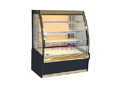 Deluxe four layer curved glass cake freezerXID-HBE4