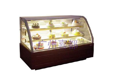 Deluxe ＤW type curved glass cake freezerXID-HBM