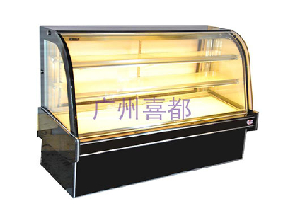 Deluxe ＤV type curved glass cake freezerXID-RZM