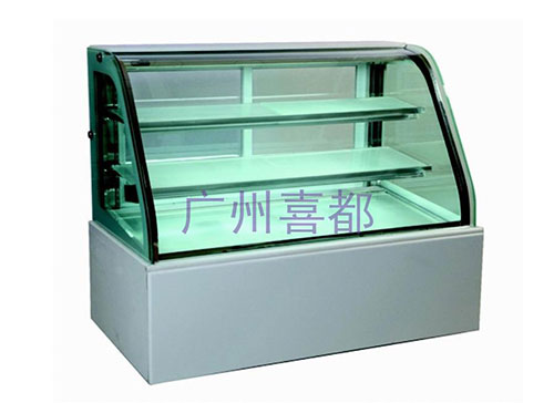 Deluxe Domineering ＨＷ type curved glass cake freezerXID-HB3