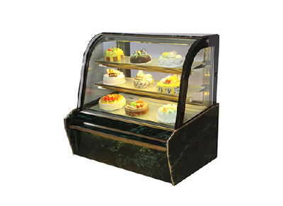 Elegant curved glass cake freezerXID-DSD