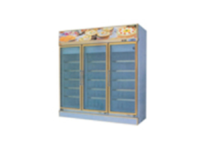 Three doors open display freezerXID-C3